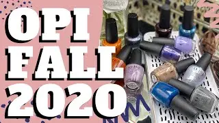 OPI Fall 2020 Muse Of Milan Collection | Review, Live Swatches & Swatch Pictures