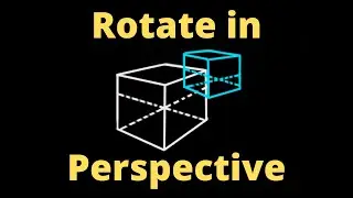 How to Draw a Rotated Cube in Two Point Perspective