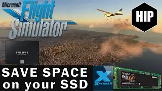 How to SAVE more SSD space with your scenery files in MSFS and X-Plane 11l Tutorial