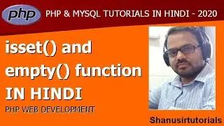 PHP : isset( ) and empty( ) function in Hindi - 2020