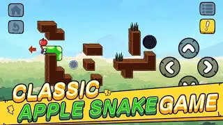 APPLE WORM -  PUZZLE SNAKE || CLASSIC APPLE SNAKE GAME 🍎🐛🧩