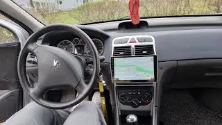 Peugeot 307 - Android Carplay Multimedia Navigation system mit Rückfahrtkamera - Einbauen