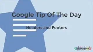 Headers and Footers