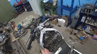 Yamaha FJR 1300. Начинаю заниматься двигателем. Подготовка к мотосезону 2022. Часть 7.