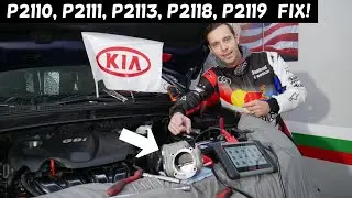 KIA OPTIMA CODE P2110 P2111 P2113 P2118 P2119 ENGINE LIGHT ON FIX