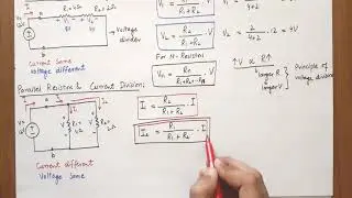 Voltage and current division in series parallel circuit
