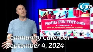 September 4th, 2024 Community Calendar | QCTV
