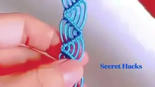 Paracord bangle #paracordknots #diy #paracordtutorial #secrethacks #macrametutorial #macramecreation