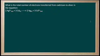 WCLN - Chemistry - REDOX - number of electrons transferred
