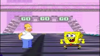 Chrigar Mugen: Homer Simpson vs Spongebob