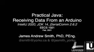 Practical Java: Receive Data in Java from an Arduino