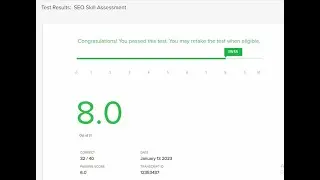 Fiverr SEO Skill Test Answers Score 7.8 I 5 January 2023