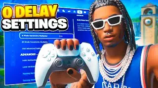 NEW Best Controller SETTINGS + Sensitivity on Console (Fortnite Tutorial)