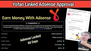 How to Get Adsense Instant Approval With Yofan | Yofan Adsense Active Dashboard | Yofan Earning 2024