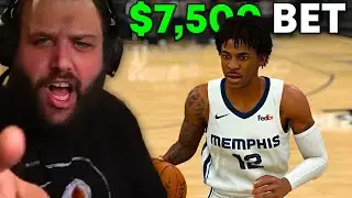 HOW JA MORANT WON ME OVER $7,500! (NBA 2K BET)