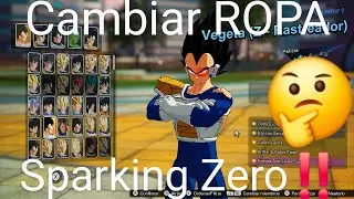 🎩👈👓 Como CAMBIAR ROPA y ACCESORIOS de PERSONAJE n DRAGON BALL SPARKING ZERO PASO a PASO