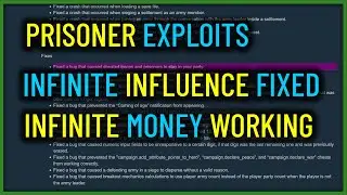 ONLY ONE Prisoner Exploit was fixed - Bannerlord