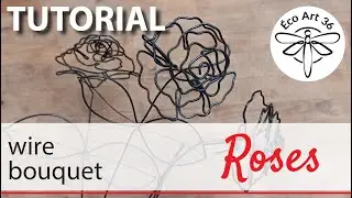 Tutorial | How to make a wire rose in about 10 minutes | PLEASE SUBSCRIBE, it's FREE