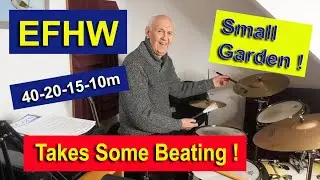 Ham Radio  END FED HALF WAVE Antenna - 40-20-15-10m -Bend it as You Like !