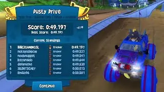 Beach buggy racing 2🔥Dusty Drive 🔥Time Trial 👑 Abilities Only 💫 Clutch + Crusher 🤏 10200 🌕 Gem's 30💎