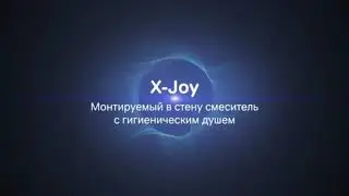 Монтируемый в стену смеситель  с гигиеническим душем X-Joy Am Pm