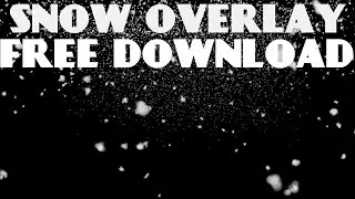 Particle Snow Overlay 60 FPS [FREE DOWNLOAD] - Sony Vegas & After Effects