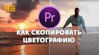 Как  СКОПИРОВАТЬ ЦВЕТОГРАФИЮ в Premiere Pro.
