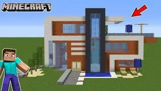 Easy Modern house in Minecraft - Part 1