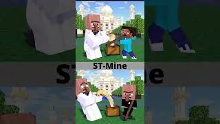 Baby Steve VS Bad Villager. Good story. 