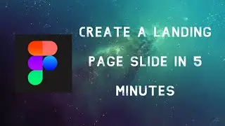 Learn how to create a Landing Page prototype design in Figma Quick & Easy