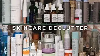 CLEARING & ORGANISING MY SKINCARE CUPBOARD | Lily Pebbles
