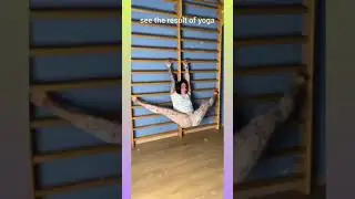 Yoga flexibility || yoga & contortion training || yoga results | #shorts