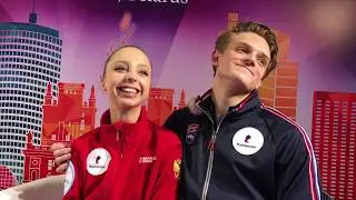 Александра Бойкова -- Дмитрий Козловский ЧЕ Минск ПП 2019