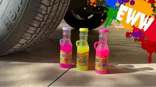 CRUSHING SOFT & CRUNCHY THINGS by CAR! | So Relaxing!!!
