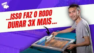 RODO para Serigrafia MAIS duráveis (método infalível) | Serigrafia Passo a Passo