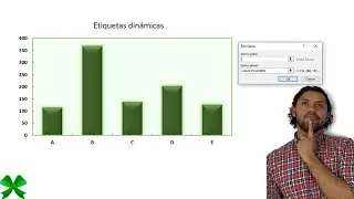 Excel 365  usar etiquetas de datos en un gráfico