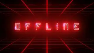 Offline Stream | OBS Overlay | Animated Loop Background | Streaming Overlay | Motion Graphics