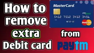 How to remove debit/credit card from paytm|| Paytm se debit/credit card ko kaise hataye|| Techscheme