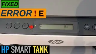 HP Smart Tank error e3 