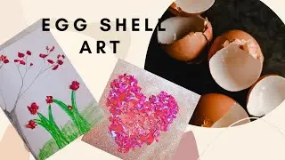 Scenery with eggshells?????🤔🤔🤔🤔|Activity for kids|Guess what I made with eggshells!|Egg shell art.