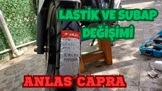 Motosiklet Lastik Ve Subap Değişimi | Önemli Püf Noktalar |Anlas Capra | Honda CB125F