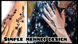 simple mehndi design for Eid #eid #viral