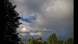 Rainbow over the city