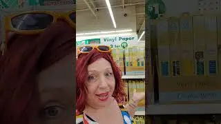 DOLLAR TREE crafters square clearance cricut vinyl Bonanza blitz 2 for 1$