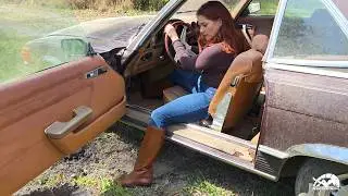 Vivian Ireene Pierce Can't Get the 1975 Mercedes Started // Cranking Boots Pump That Pedal 