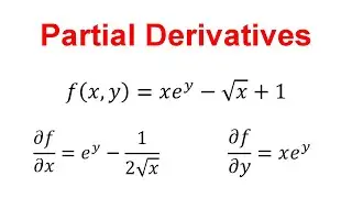 How to find Partial Derivatives in Calc 3 (with Examples)