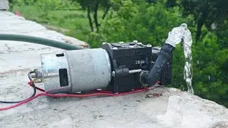 How To Make High Pressure DC Water Pump Using 12v RC Motor