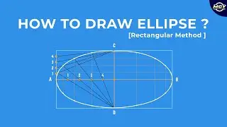 General method for constructing ellipse || Mech geeks YouTube channel