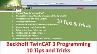 BK15. 10 Tips & Tricks of Beckhoff TwinCAT 3 Programming (HD)