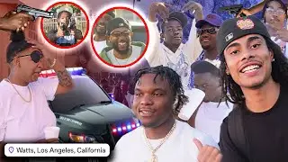 Inside Kendrick Lamar's Hood On July 4th... *Police Shut Us Down* (LA's Most Dangerous Hood)